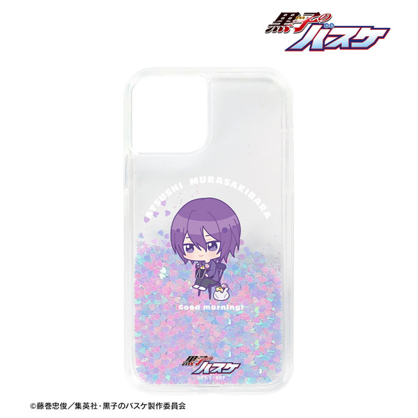 黒子のバスケ 紫原敦 ちびキャラ 朝のひとときver. グリッターiPhoneケース(12 Pro Max)[アルマビアンカ]《在庫切れ》