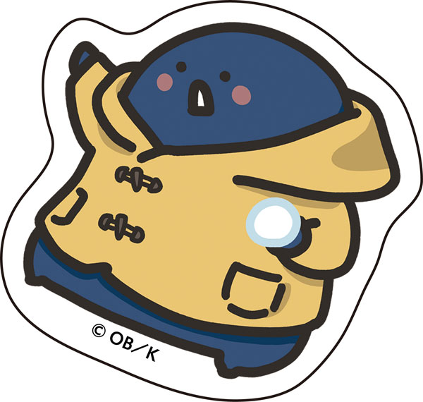 お文具といっしょ ステッカー 名も無き者 冬のぬくぬくおでかけ