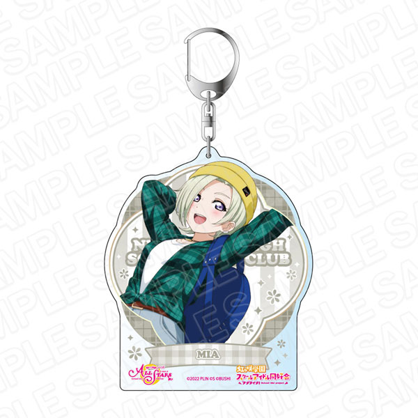 ラブライブ！スクスタ デカキーホルダー ミア・テイラー 彼方の和菓子と照る山紅葉 ver[コンテンツシード]《在庫切れ》