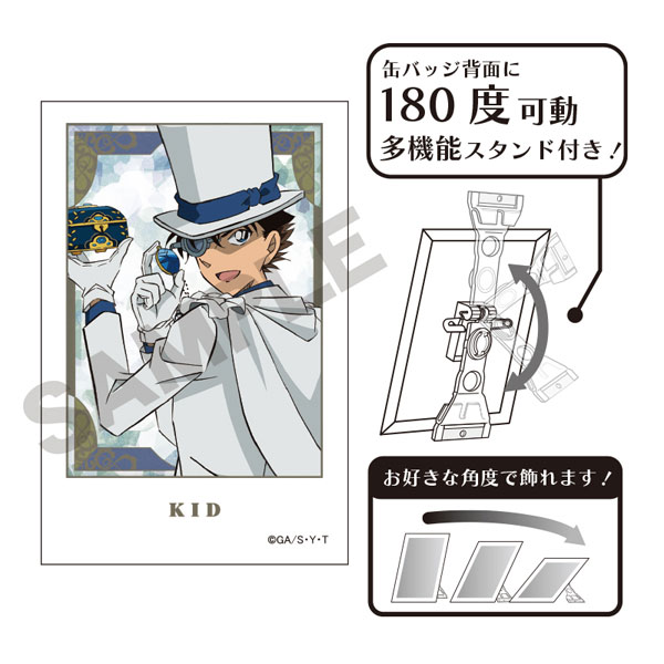 アメージングタイランド・グランドセール 名探偵コナン フォトジェニ缶バッジ 怪盗キッド ジュエル ピンズ・ピンバッジ・缶バッジ
