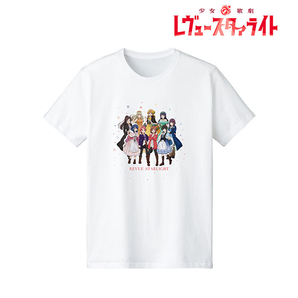 少女☆歌劇 レヴュースタァライト 放送5周年記念 集合 SNOW QUEENver. Tシャツ レディース M[アルマビアンカ]《在庫切れ》
