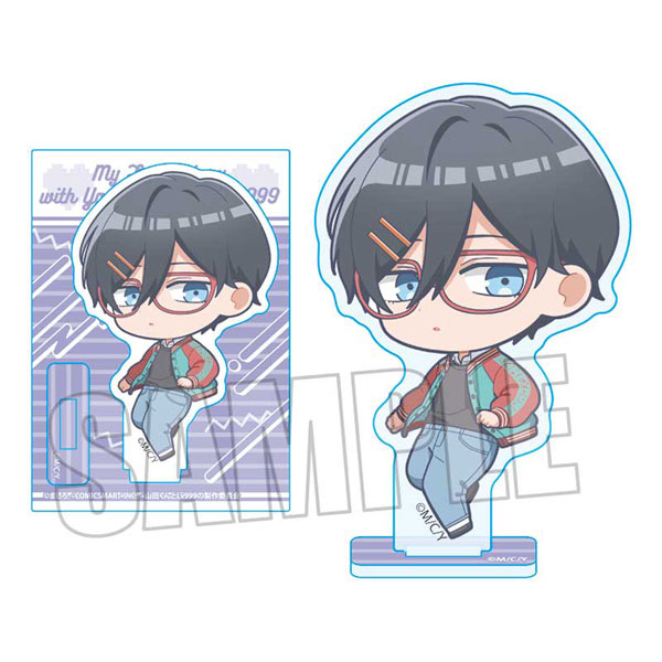 ミニスタンド TVアニメ「山田くんとLv999の恋をする」/山田秋斗(レトロ