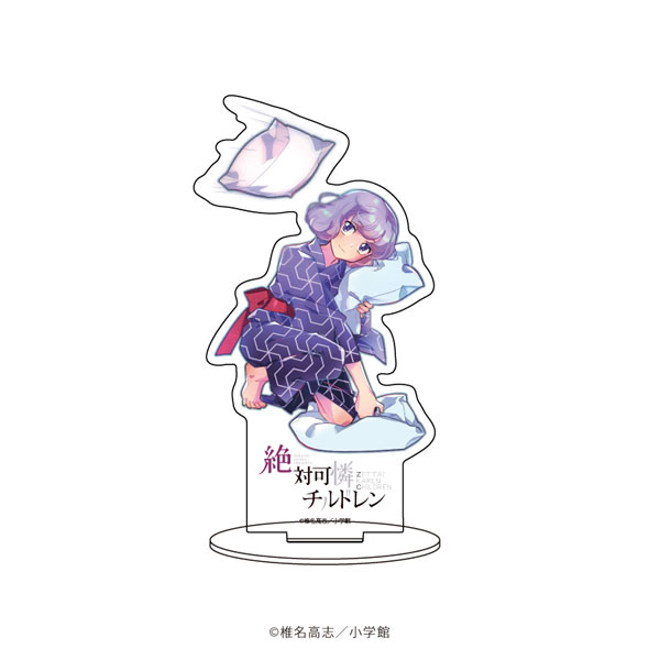 キャラアクリルフィギュア「絶対可憐チルドレン」03/三宮紫穂 枕投げ