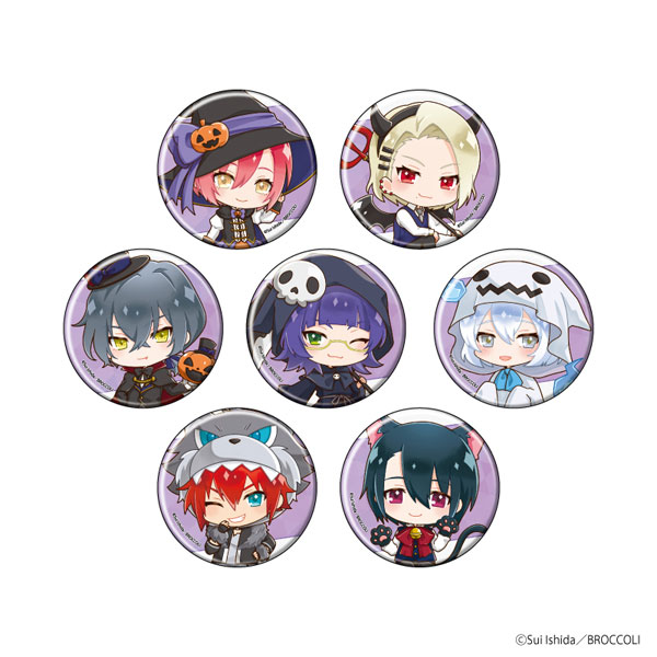 缶バッジ「JACKJEANNE」11/ハロウィンver. ミニキャライラスト 7個入りBOX[A3]《在庫切れ》