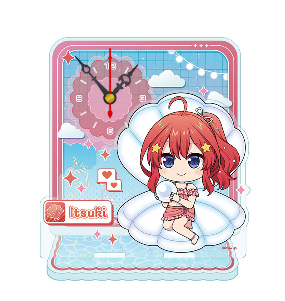 五等分の花嫁∽ ぷちちょこミニアクリル置時計 中野五月 バカンスver.[シーズナルプランツ]《在庫切れ》