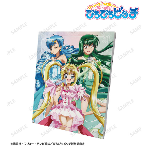 アニメ「ぴちぴちピッチ」 描き下ろしイラスト 集合 20th Anniversary ver. キャンバスボード[アルマビアンカ]《在庫切れ》