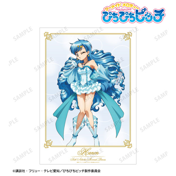 アニメ「ぴちぴちピッチ」 描き下ろしイラスト 宝生波音 20th Anniversary ver. A3マット加工ポスター[アルマビアンカ]《在庫切れ》