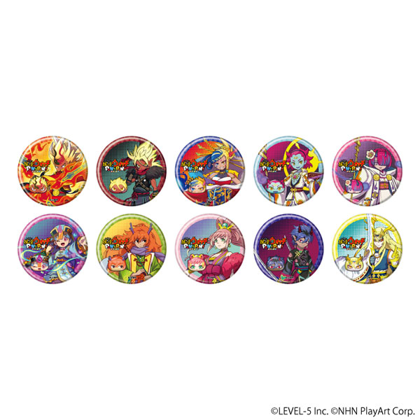 缶バッジ「妖怪ウォッチ ぷにぷに」12/第1弾 10個入りBOX[A3]《在庫切れ》