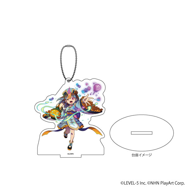 アクリルスタンドキーホルダー「妖怪ウォッチ ぷにぷに」21/ハッピー