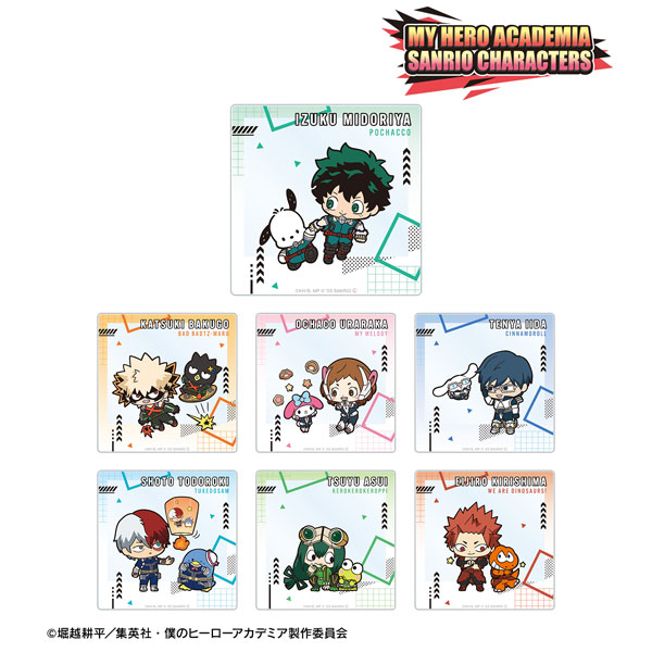 僕のヒーローアカデミア × サンリオキャラクターズ トレーディングアクリルカード 1年A組 ver.B 7個入りBOX[アルマビアンカ]《在庫切れ》