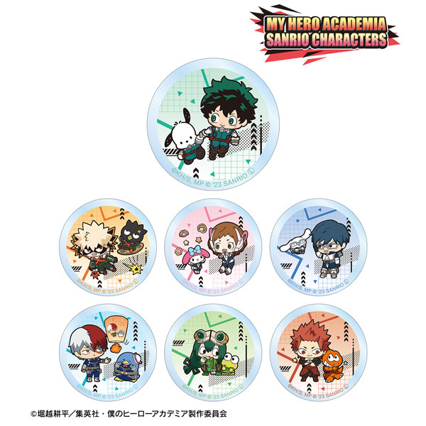 僕のヒーローアカデミア × サンリオキャラクターズ トレーディングアクリルステッカー 1年A組 ver.B 7個入りBOX[アルマビアンカ]《在庫切れ》