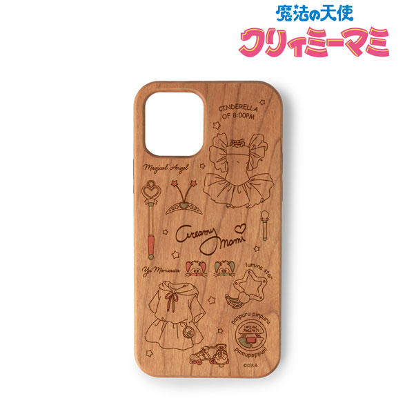 魔法の天使クリィミーマミ モチーフ柄ウッドiPhoneケース(13 mini)[アルマビアンカ]《在庫切れ》