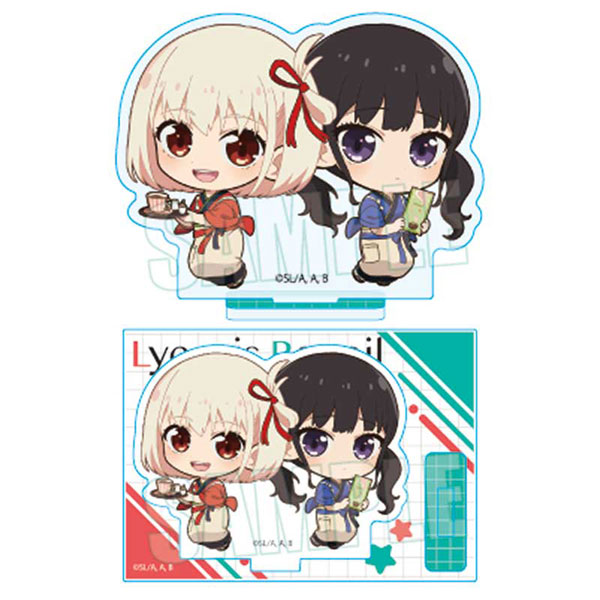 ぷかっしゅミニスタンド リコリス・リコイル 錦木千束＆井ノ上たきな[ベルハウス]《在庫切れ》