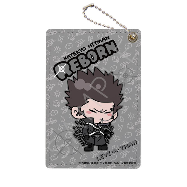 激レア　家庭教師ヒットマンREBORN パスケース 家庭教師ヒットマンREBORN!』ぐいっと！ レザーパスケース 03