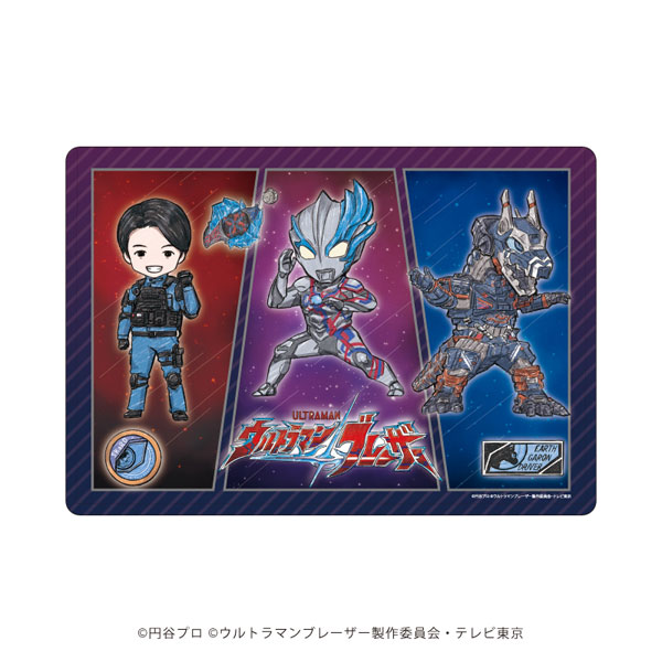 キャラクリアケース「ウルトラマンブレーザー」01/ウルトラマンブレーザー＆アースガロン＆ヒルマ ゲント(グラフアートイラスト)[A3]《在庫切れ》