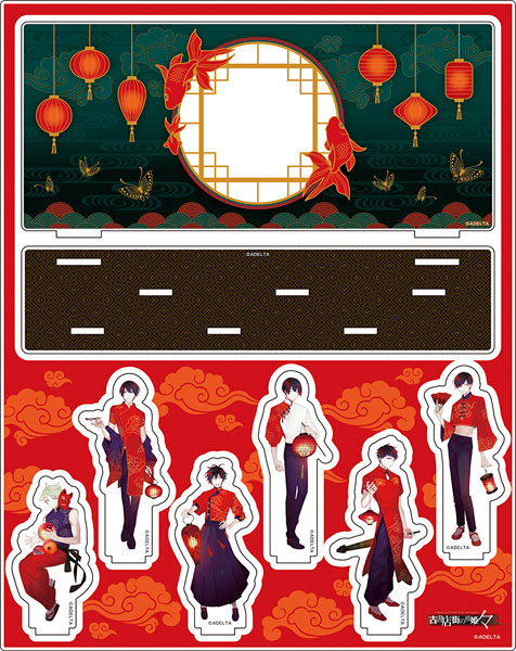 古書店街の橋姫　メディコス　アクリルパネル　アクリルジオラマ　チャイナ服 古書店街の橋姫 々 描き下ろしアクリルジオラマ[メディコス