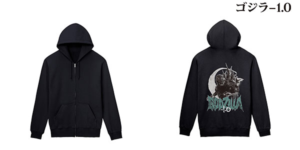 映画『ゴジラ-1.0』 ゴジラ バックプリントジップパーカー メンズ XL[アルマビアンカ]《在庫切れ》