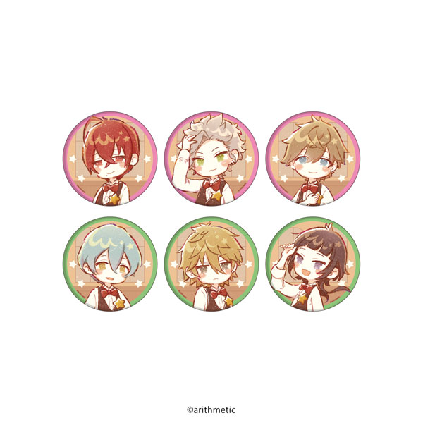 缶バッジ「Starry☆Sky」09/グラフアートイラスト 6個入りBOX[A3