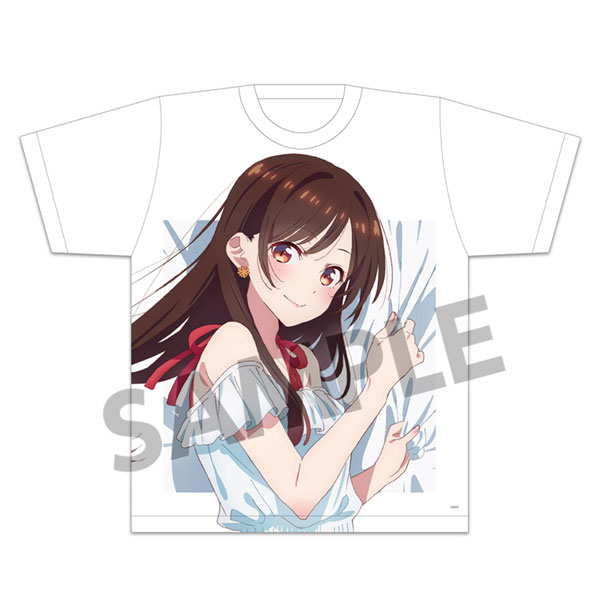 彼女、お借りします 描き下ろし抱きつかれTシャツ 水原千鶴 彼女、お借りします 描き下ろし抱きつかれTシャツ 水原千鶴