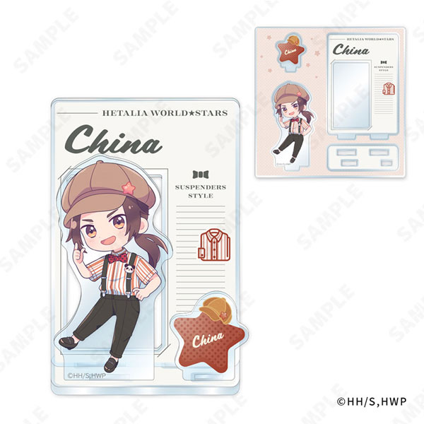 ヘタリア アクリルスタンド 8.中国～Suspenders Style～[ドレセレmini]（再販）[ディ・テクノ]《０７月予約》