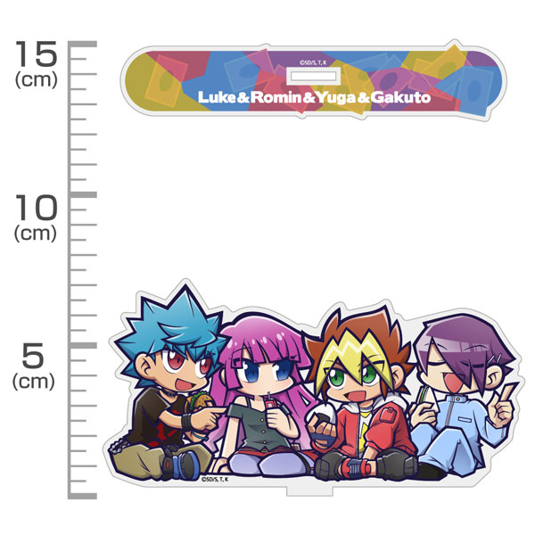 遊☆戯☆王SEVENS 遊我・ルーク・ロミン・ガクト アクリルスタンド みんなでランチ！Ver.（再販）[コスパ]《０６月予約》