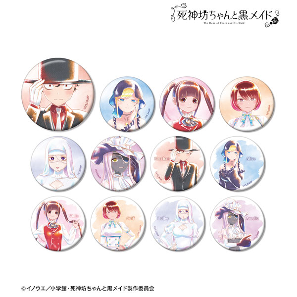 TVアニメ『死神坊ちゃんと黒メイド』 トレーディング Ani-Art aqua label 缶バッジ 12個入りBOX[アルマビアンカ]《在庫切れ》