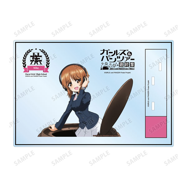ガールズ＆パンツァー 最終章 描き下ろしイラスト 西住みほ コラボウオッチ着用 ガールズ＆パンツァー 最終章 - 描き下ろしイラスト 西住みほ