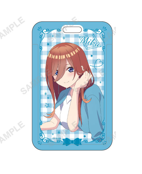 五等分の花嫁　中野三玖　水着　合皮　カードケース　匿名配送　新品未使用　ケース 五等分の花嫁 中野三玖 水着 合皮 カードケース 匿名配送 新品未使用