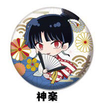 犬夜叉 ぺたん娘缶バッジ vol.2 神楽[ペンギンパレード]《在庫切れ》