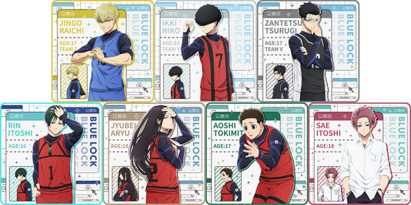 ブルーロック トレーディングラバーマットコースター Vol.2　7個入りBOX[シーズナルプランツ]《在庫切れ》
