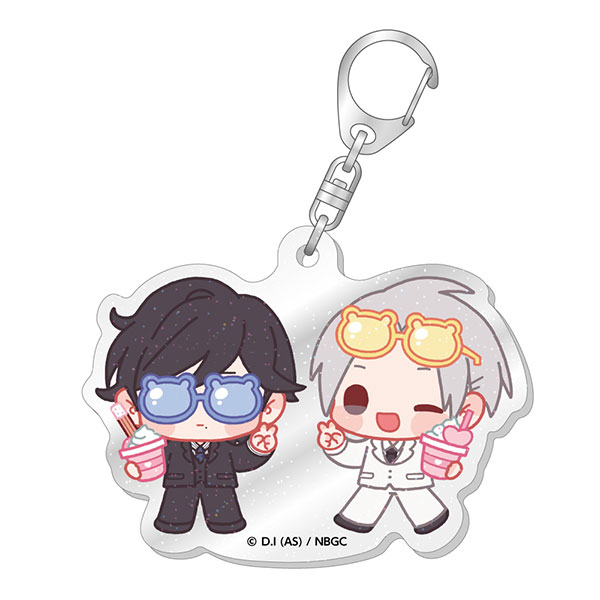 新しい上司はど天然 ラメ入りアクリルキーホルダー 青山＆金城[キャラバン]《在庫切れ》