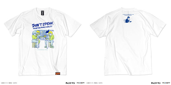 TVアニメ『チェンソーマン』オープニングイラストTシャツ6 ホワイト XL
