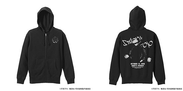 呪術廻戦 五条悟 ジップパーカー 渋谷事変ver./BLACK-XL[コスパ]