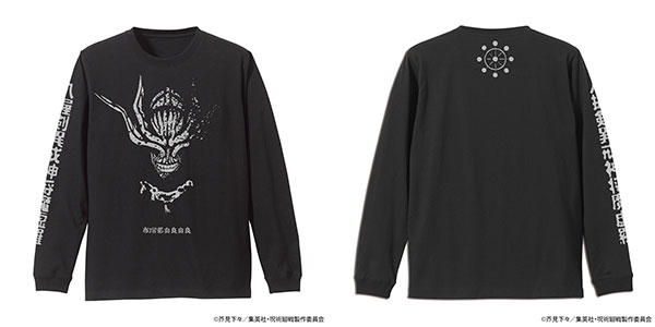 呪術廻戦 八握剣 異戒神将 魔虚羅 袖リブロングスリーブ Tシャツ/BLACK-XL（再販）[コスパ]《０１月予約》