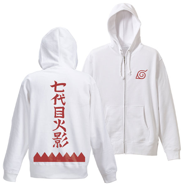 BORUTO-ボルト- NARUTO NEXT GENERATIONS 七代目火影 ジップパーカー/WHITE-S（再販）[コスパ]《０６月予約》