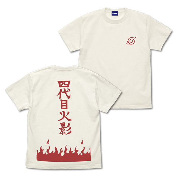 NARUTO-ナルト- 疾風伝 四代目火影 Tシャツ/VANILLA WHITE-S[コスパ]