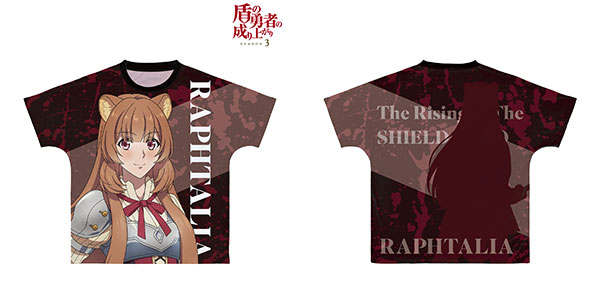 盾の勇者の成り上がり ラフタリア フルグラフィックTシャツ Tシャツ ホワイト XLサイズ 盾の勇者の成り上がり ラフタリア フルグラフィックTシャツ Tシャツ