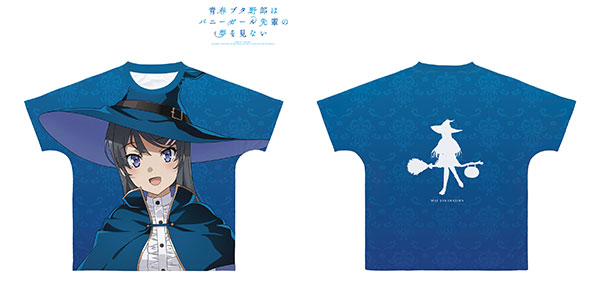 青春ブタ野郎はバニーガール先輩の夢を見ない 桜島麻衣 ハロウィン2023 フルグラフィックTシャツ ユニセックス XL[アルマビアンカ]《在庫切れ》