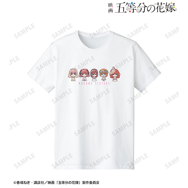 映画『五等分の花嫁』 集合 ちょこんと！ ウェディングver. Tシャツ メンズ S[アルマビアンカ]《在庫切れ》