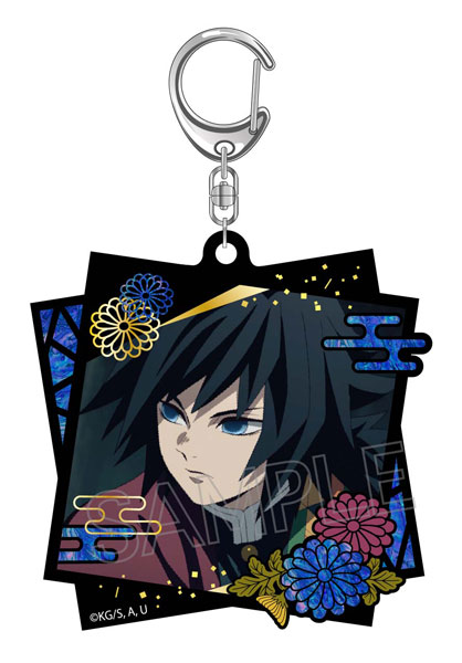 鬼滅の刃 螺鈿風シリーズ アクリルキーホルダーVol.2 冨岡義勇（再販）[ツインクル]《０４月予約》