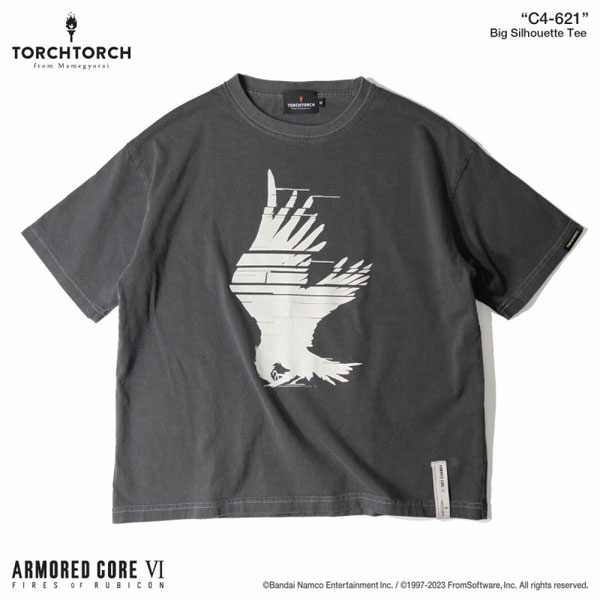 ARMORED CORE VI × TORCH TORCH/ C4-621 ビッグシルエットTシャツ S[TORCH TORCH]