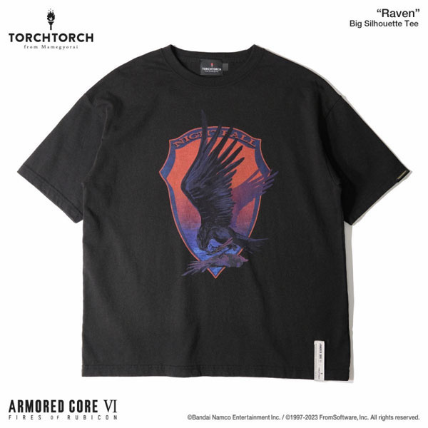 ARMORED CORE VI × TORCH TORCH/ レイヴン ビッグシルエットTシャツ L[TORCH TORCH]