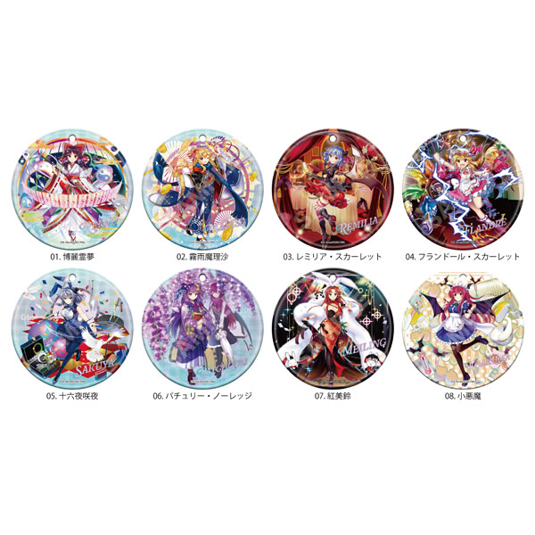 キーホルダー　【BOX】東方LostWord クリアソフトキーホルダー 01 東方LostWord クリアソフトキーホルダー 01 8個入りBOX[CS.FRONT