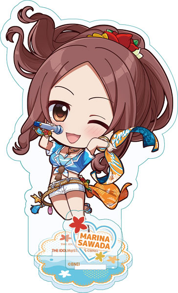 アイドルマスター シンデレラガールズ ぷちちょこ アクリルスタンド 沢田麻理菜[シーズナルプランツ]《在庫切れ》