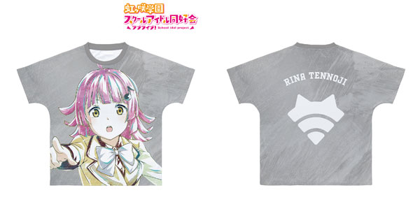 ラブライブ！虹ヶ咲学園スクールアイドル同好会 天王寺璃奈 Ani-Art フルグラフィックTシャツ ユニセックス L[アルマビアンカ]《在庫切れ》