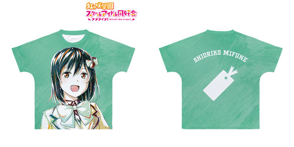 ラブライブ！虹ヶ咲学園スクールアイドル同好会 三船栞子 Ani-Art フルグラフィックTシャツ ユニセックス XS