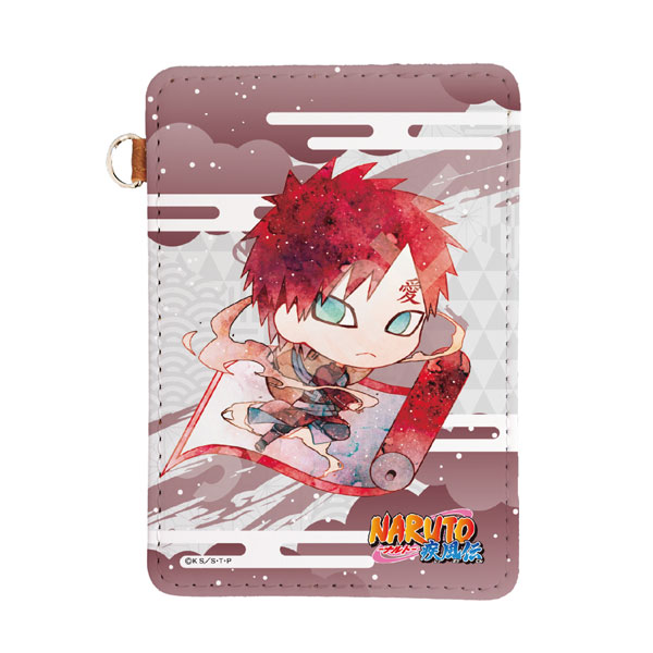 NARUTO-ナルト-疾風伝 キャラでるアート レザーパスケース 07 我