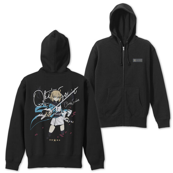 コスパ・デポ限定 Fate/Grand Order セイバー/沖田総司 刺繍ジップパーカー/BLACK-XXL[コスパ]【送料無料】《在庫切れ》