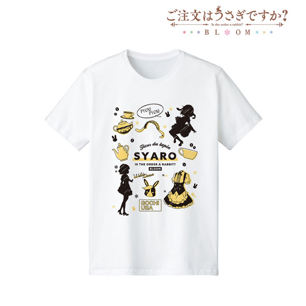 ご注文はうさぎですか？ BLOOM シャロ Ani-Sketch Tシャツ レディース XL[アルマビアンカ]《在庫切れ》