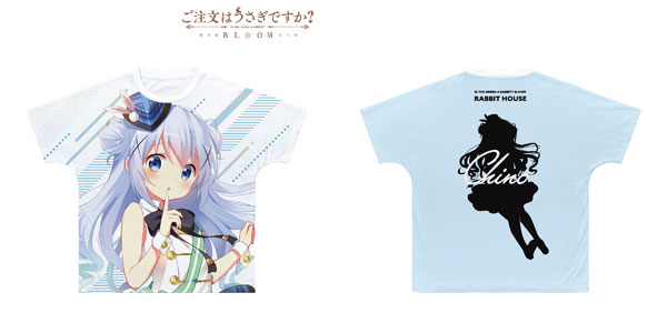 特価ブランド ご注文はうさぎですか？ BLOOM チノ フルグラフィックTシャツ ホビー